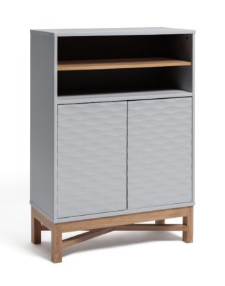 An Image of Habitat Zander 6 Shelf Shelving Unit - Grey