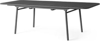 An Image of Tice Garden 8-10 Extendable Dining Table, Grey
