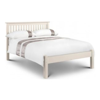An Image of Barcelona Low Foot End Bed Frame White