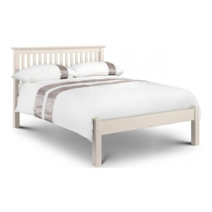 238641dc2dba274fa8269021e61082cd8d01416e902854dad85342f5f3ce59f7.jpg An Image of Barcelona Low Foot End Bed Frame White