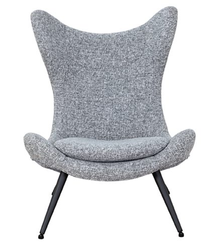 24417d99ce06976b1223929ccffd58ea3f75bd108803c74af8fe39506f5b32b0.jpg An Image of Habitat Robbie Fabric Accent Chair - Grey