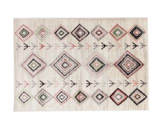 An Image of Habitat Colorado Trend Berber Rug - 120x170cm - Blush Pink