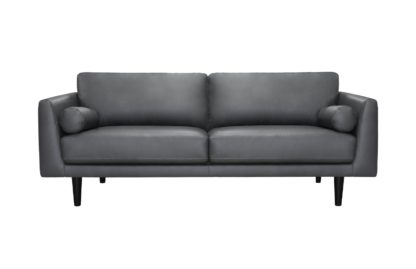24c68b1b24547c6f22d9bd1073fdeec60b07d749af60ee5ca26913a03dc25471.jpg An Image of Habitat Jackson 4 Seater Leather Sofa - Grey