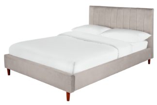 An Image of Habitat Pandora Double Bed Frame - Grey