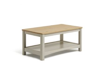 An Image of Habitat Bournemouth Coffee Table - Light Grey