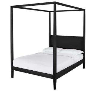 An Image of Habitat Blissford Double Bed Frame - Black