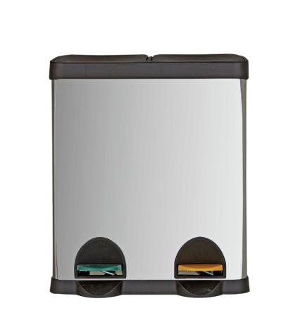 272b2e6680e5831d48b85c37f90a7f1be767248134599132dab460c4714c2afc.jpg An Image of Argos Home 30 Litre Twin Compartment Recycling Bin