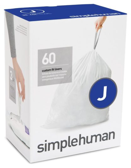 An Image of simplehuman Code J Bin Liners - Pack 60