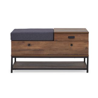 An Image of Fulton Storage Bench Grey