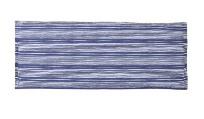 An Image of Argos Home Garden Bench Cushion - Coastal Stripe