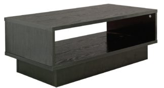 An Image of Habitat Cubes 1 Shelf Coffee Table - Black
