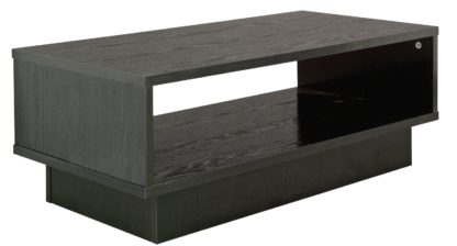 An Image of Habitat Cubes 1 Shelf Coffee Table - Black