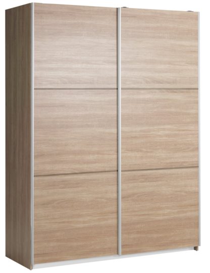 An Image of Habitat Holsted Medium Wardrobe - Oak Effect