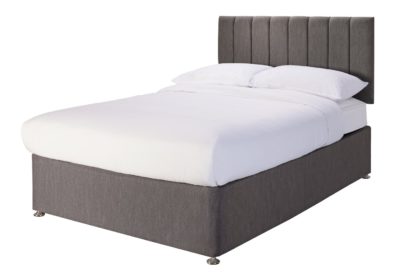 An Image of Argos Home Bircham Memory Small Double Divan - Duck Egg