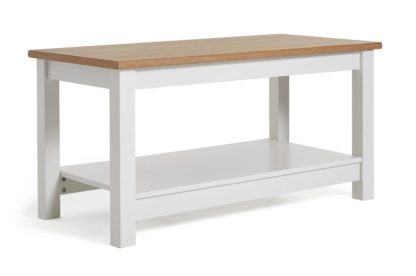 An Image of Habitat Winchester Coffee Table - White