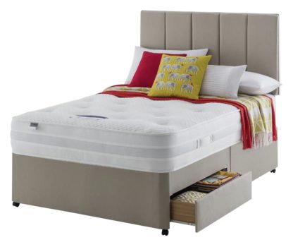 An Image of Silentnight Walton Pocket Luxury 2 Drawer Divan - Double