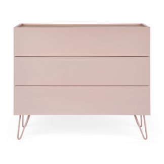 An Image of Penelope Blush 3 Drawer Chest Blush