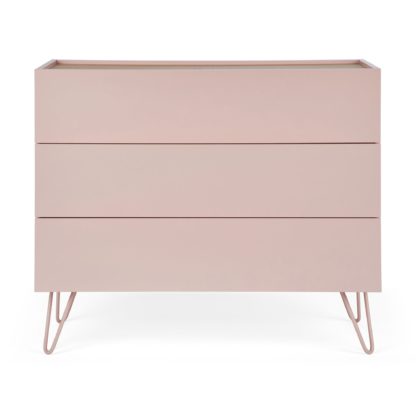 An Image of Penelope Blush 3 Drawer Chest Blush