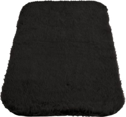 2c94e632216e65e4eccf39e2a66f0070d98e02fbc982fc55676ae3d7df1786ea.jpg An Image of Homemaker Faux Fur Oblong Rug - 75x120cm - Black