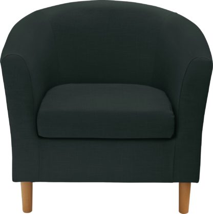 An Image of Habitat Fabric Tub Chair - Teal