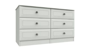 An Image of Rendlesham 3 + 3 Drawer Chest - White