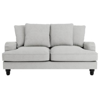 An Image of Beatrice Boucle Scatter Back 2 Seater Sofa Light Grey