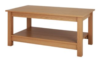 An Image of Habitat Malibu Coffee Table - Oak Effect