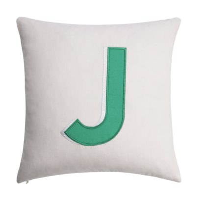 An Image of Argos Home Letter J Cushion
