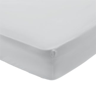 An Image of Argos Home 400TC Egyptian Cotton 35cm Fitted Sheet - Double