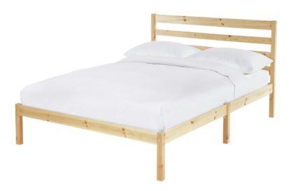 An Image of Habitat Kaycie Small Double Bed Frame - Pine