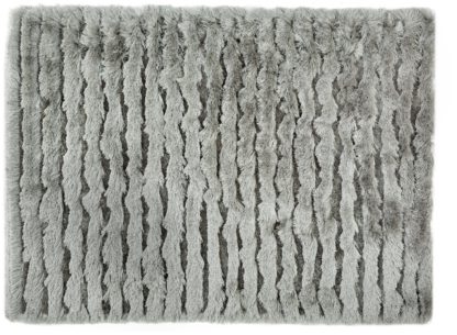 An Image of Origins Carved Glamour Rug - 120x170cm - Silver