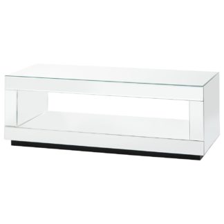 An Image of Capri Cube TV Unit - Mirrored