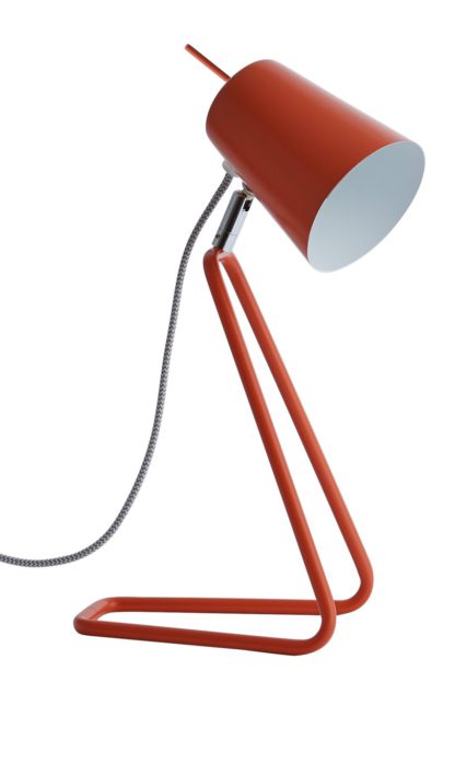 An Image of Habitat Lizzie Desk Lamp - Orange