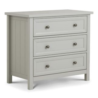 An Image of Maine 3 Drawer Chest Grey