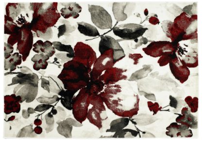 An Image of Origins Watercolour Rug - 120x170cm - Red
