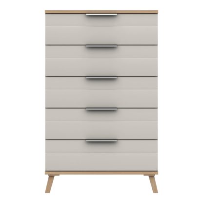 An Image of Murray 5 Drawer Chest Off-White