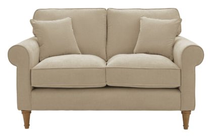 An Image of Habitat William 2 Seater Fabric Sofa - Natural