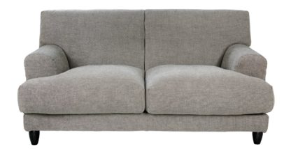 37ff29834a66b31a7f65049dba07ee4c14321f6a9ef0e1c361cff019c767406a.jpg An Image of Habitat Askem 2 Seater Woven Stripey Linen Sofa - Natural