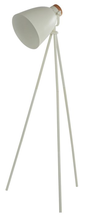 An Image of Argos Home Stockholm Cream Tripod Floor Lamp