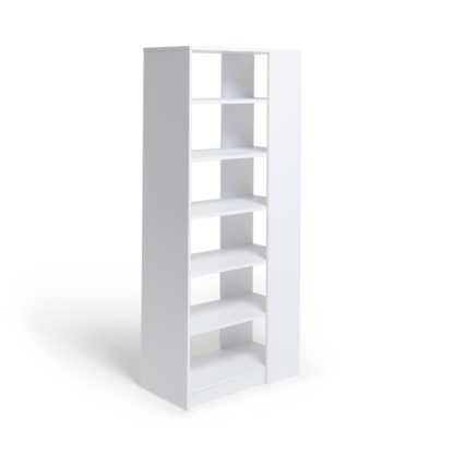 An Image of Habitat Compton 6 Tier Shelving Unit - White