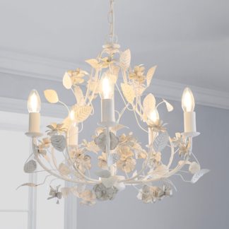 An Image of Samsun Chateau Cream Chandelier Cream