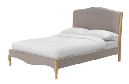 3c2dfbab22bf0121816251b40bf6afbbe36f727649ef8c84be0906970de55f9e.jpg An Image of Habitat Candice Double Bed Frame - Natural