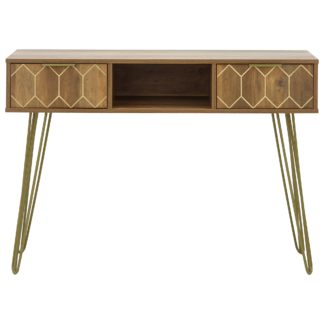An Image of Orleans Console Desk Brown