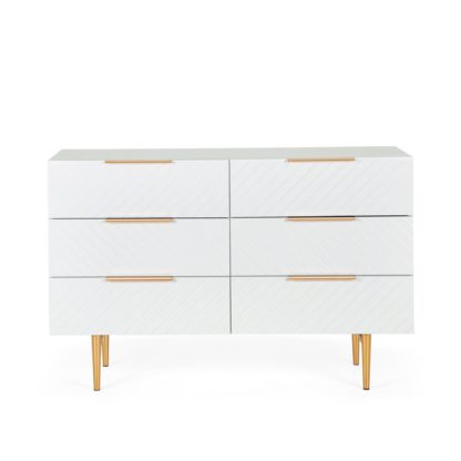 An Image of Maurice Chest of Drawers White