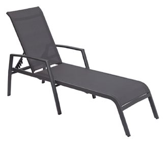 An Image of Argos Home Peacan Sun Lounger