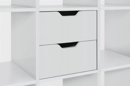 417fb62bb4b38e50eaca2563f33009ea2d158207976039b1ca3408eb2b3c771f.jpg An Image of Habitat Squares Plus Set of 2 Drawers - Oak Effect