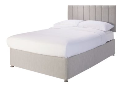 41aead56c2bac8e70968c6cf659f53ab4de6c061ffa30b5c52fa5b5c56344da1-1.jpg An Image of Argos Home Bircham Memory Kingsize Divan - Light Grey
