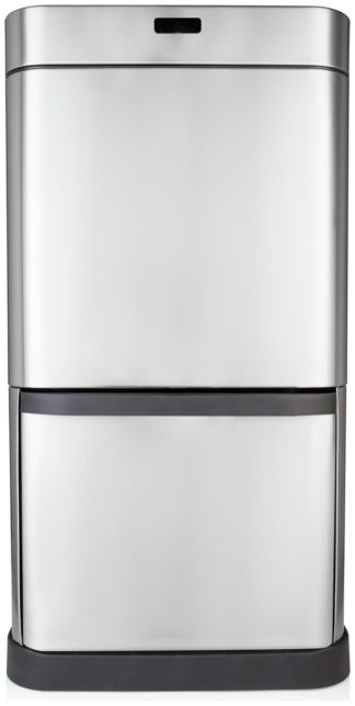 An Image of Tower 70 Litre Recycling Sensor Bin - Stainless Steel