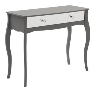 An Image of Argos Home Amelie 1 Drawer Mirrored Dressing Table - Grey