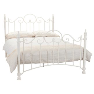 An Image of Floss White Bedstead White